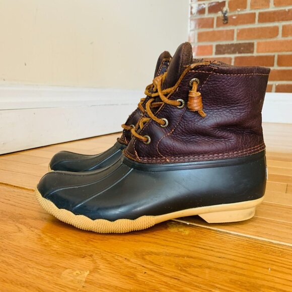 Sperry Top-Sider Saltwater Duck Boots Women's Brown - US 8 - Picture 4 of 14